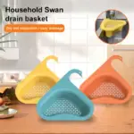 Swan-Shaped Sink Drain Basket: Stylish, Space-Saving, and Multi-Functional!