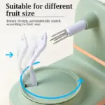 Efficient Manual Fruit Peeler with Stainless Steel Blades & Fruit Divider - Image 11