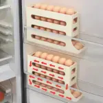 4-Tier Tilted Egg Storage Rack: Compact, Efficient, and Fresh! - Image 2