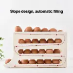 4-Tier Tilted Egg Storage Rack: Compact, Efficient, and Fresh! - Image 3