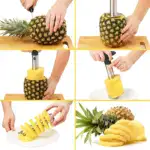 Multifunctional Pineapple Corer & Slicer – Effortless Peeling, Slicing, and De-Coring - Image 3