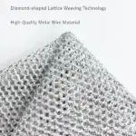 Effortless Cleaning with the All-Purpose Wire Dishwashing Rag - Image 5