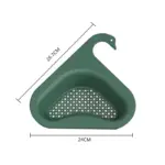 Swan-Shaped Sink Drain Basket: Stylish, Space-Saving, and Multi-Functional! - Image 7