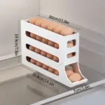 4-Tier Tilted Egg Storage Rack: Compact, Efficient, and Fresh! - Image 9