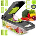 15-in-1 Multifunctional Vegetable Chopper – Slice, Dice, Grate & Prep Like a Pro!