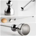 Stainless Steel Egg Cracker Tool - Image 6