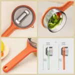 Double-Sided Stainless Steel Peeler with Built-In Storage Box – Effortless, Mess-Free Kitchen Peeling - Image 12