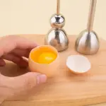 Stainless Steel Egg Cracker Tool - Image 2