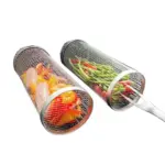 360° Rotating Stainless Steel BBQ Grill Basket - Image 10