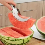 3-in-1 Stainless Steel Watermelon & Cantaloupe Slicer – Slice, Core & Serve in Seconds 🍉✨ - Image 3
