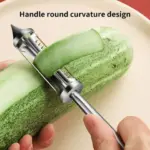 Multifunctional Vegetable Peeler – 3-in-1 Peeler, Slicer & Grater for Effortless Prep - Image 4