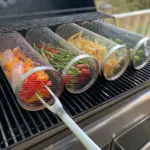 360° Rotating Stainless Steel BBQ Grill Basket - Image 6