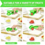 Fruit & Veggie Quick Slice – Fast, Safe & Effortless Slicing for Small Fruits - Image 7