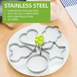 Stainless Steel Egg & Pancake Mold Set - Image 3