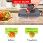 15-in-1 Multifunctional Vegetable Chopper – Slice, Dice, Grate & Prep Like a Pro! - Image 5