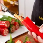 Stainless Steel Pepper Corer & Seed Remover - Image 2
