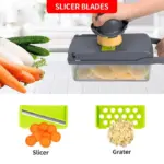 15-in-1 Multifunctional Vegetable Chopper – Slice, Dice, Grate & Prep Like a Pro! - Image 6