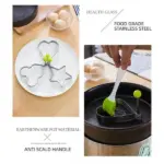 Stainless Steel Egg & Pancake Mold Set - Image 5