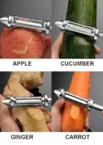 Multifunctional Vegetable Peeler – 3-in-1 Peeler, Slicer & Grater for Effortless Prep - Image 6