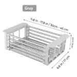 Stainless Steel Retractable Dish Drying Rack – Adjustable, Rust-Resistant Over-the-Sink Organizer for Space-Saving Kitchen Storage 🧽✨ - Image 9