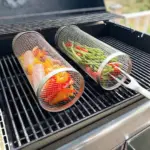 360° Rotating Stainless Steel BBQ Grill Basket - Image 2