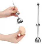 Stainless Steel Egg Cracker Tool - Image 13