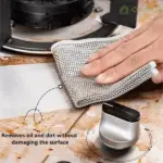 Multipurpose Wire Cleaning Cloth – Heavy-Duty Scratch-Free Scrubber (20×20cm)