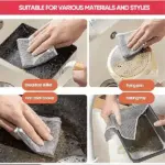 Multipurpose Wire Cleaning Cloth – Heavy-Duty Scratch-Free Scrubber (20×20cm) - Image 12