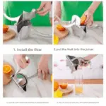 Manual Aluminum Alloy Juice Squeezer – Heavy-Duty Hand Press Citrus Juicer - Image 3