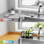 Stainless Steel Sponge Holder – Self-Draining Sink Organizer for Kitchen & Bathroom - Image 4