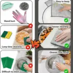 Multipurpose Wire Cleaning Cloth – Heavy-Duty Scratch-Free Scrubber (20×20cm) - Image 4