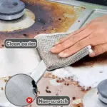 Multipurpose Wire Cleaning Cloth – Heavy-Duty Scratch-Free Scrubber (20×20cm) - Image 5