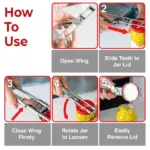 Adjustable Jar Opener for Weak Hands – Stainless Steel Lid Gripper Tool - Image 5