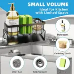 Stainless Steel Sponge Holder – Self-Draining Sink Organizer for Kitchen & Bathroom - Image 6