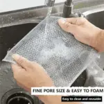 Multipurpose Wire Cleaning Cloth – Heavy-Duty Scratch-Free Scrubber (20×20cm) - Image 6