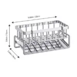 Stainless Steel Sponge Holder – Self-Draining Sink Organizer for Kitchen & Bathroom - Image 9